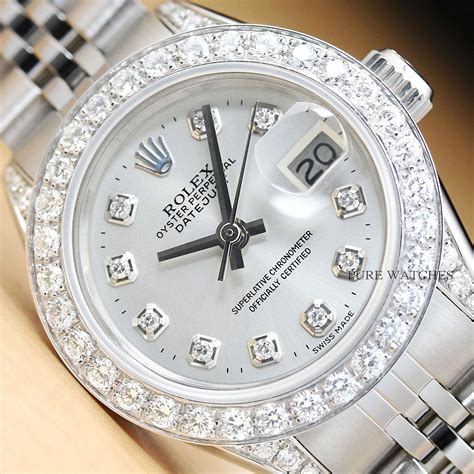 used womens white gold rolex